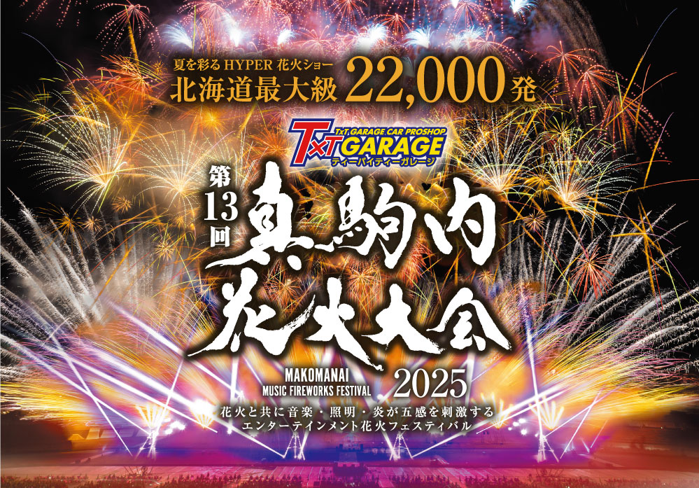 夏を彩るHYPER花火ショー 北海道最大級22,000発 真駒内花火大会